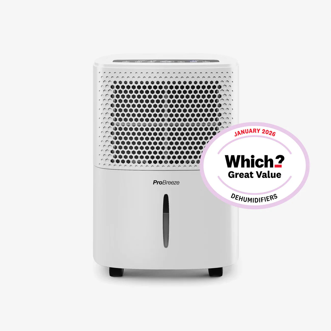 Pro Breeze 12L Dehumidifier with Built-in Humidistat
