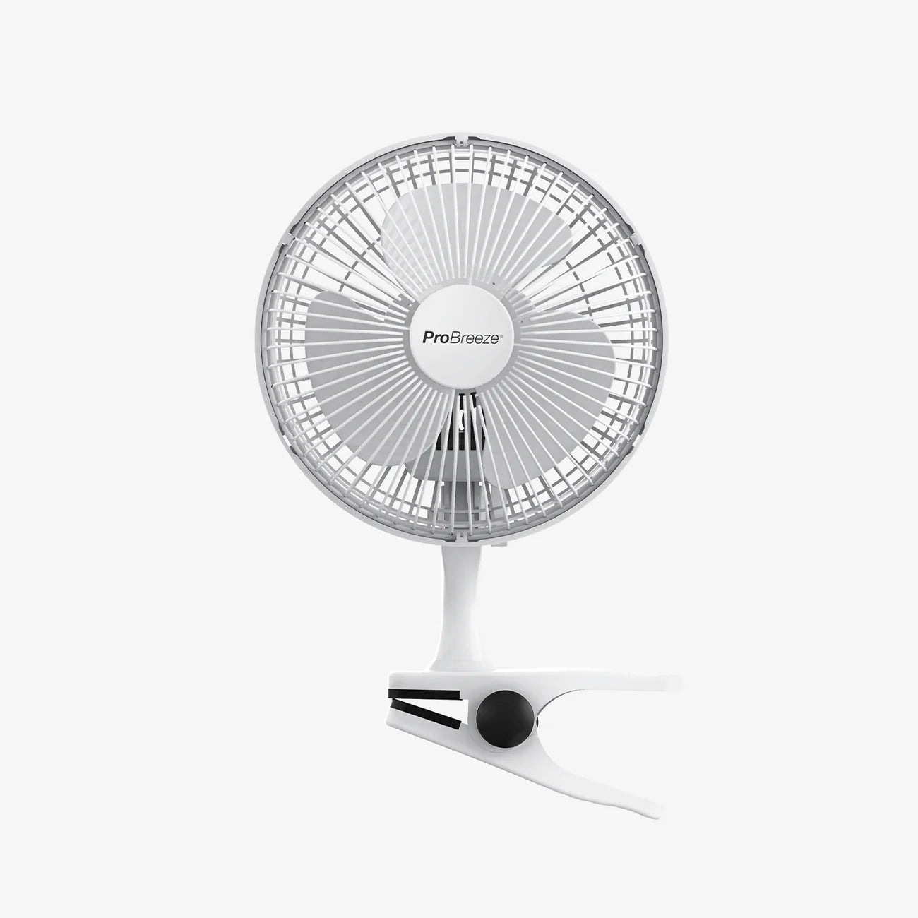 Pro Breeze 6” Mini Clip Fan - Ultra Quiet & High Power - White
