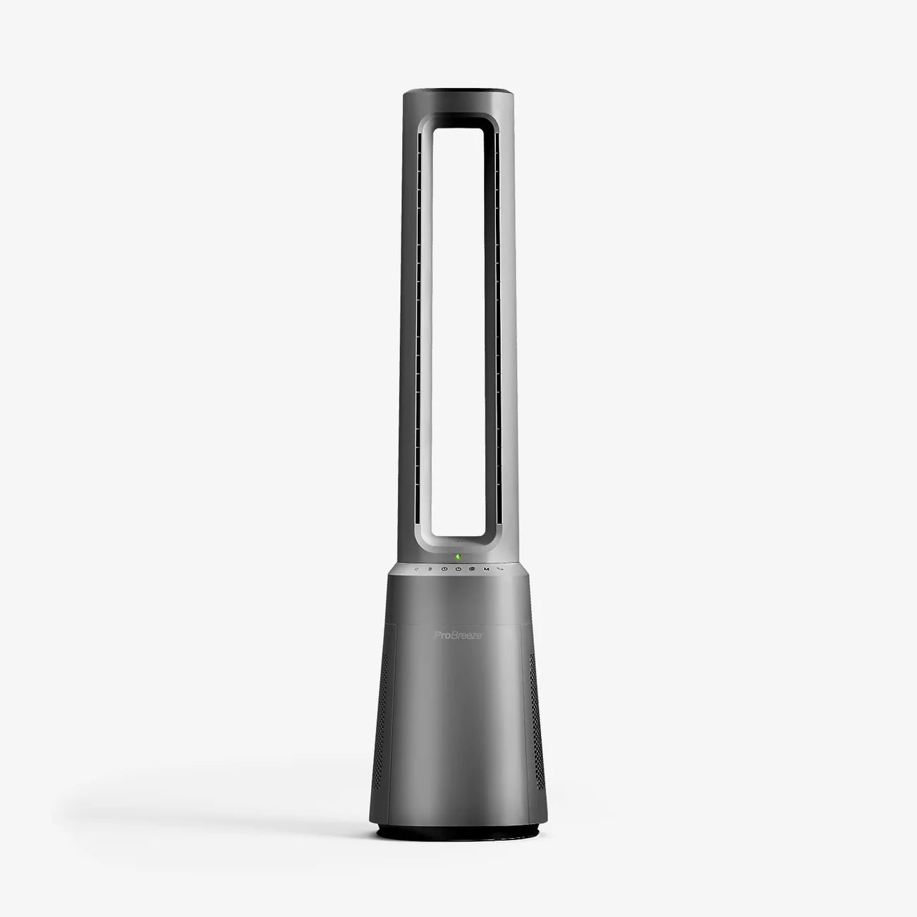 Pro Breeze OmniAir 41” Premium Bladeless Tower Fan and Air Purifier - Silver