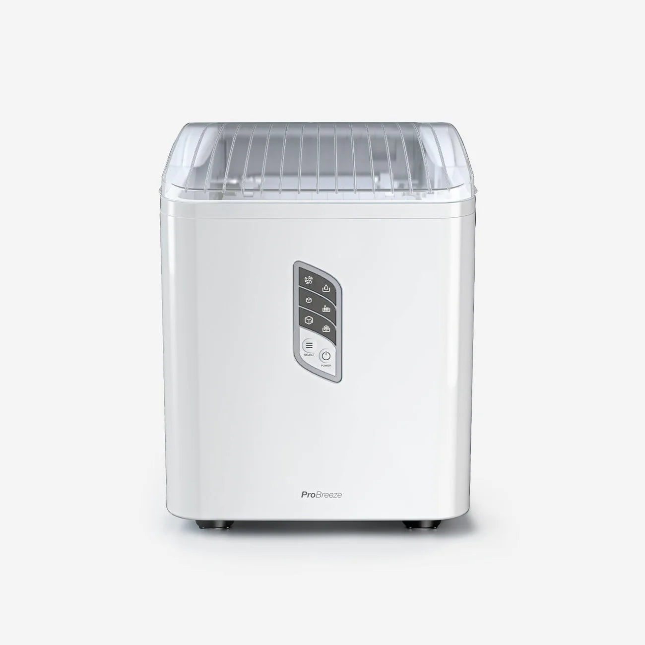 Pro Breeze Countertop Ice Cube Maker - 2L Self-Cleaning Machine With 15kg Daily Output - White