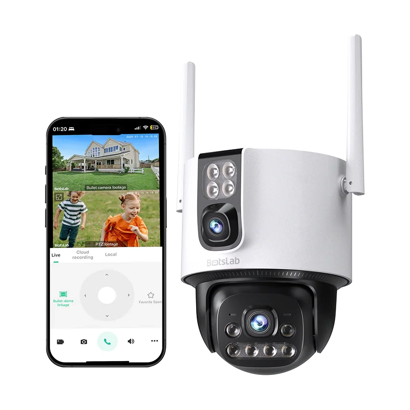 BotsLab W315 Dual-Lens Outdoor Security Camera