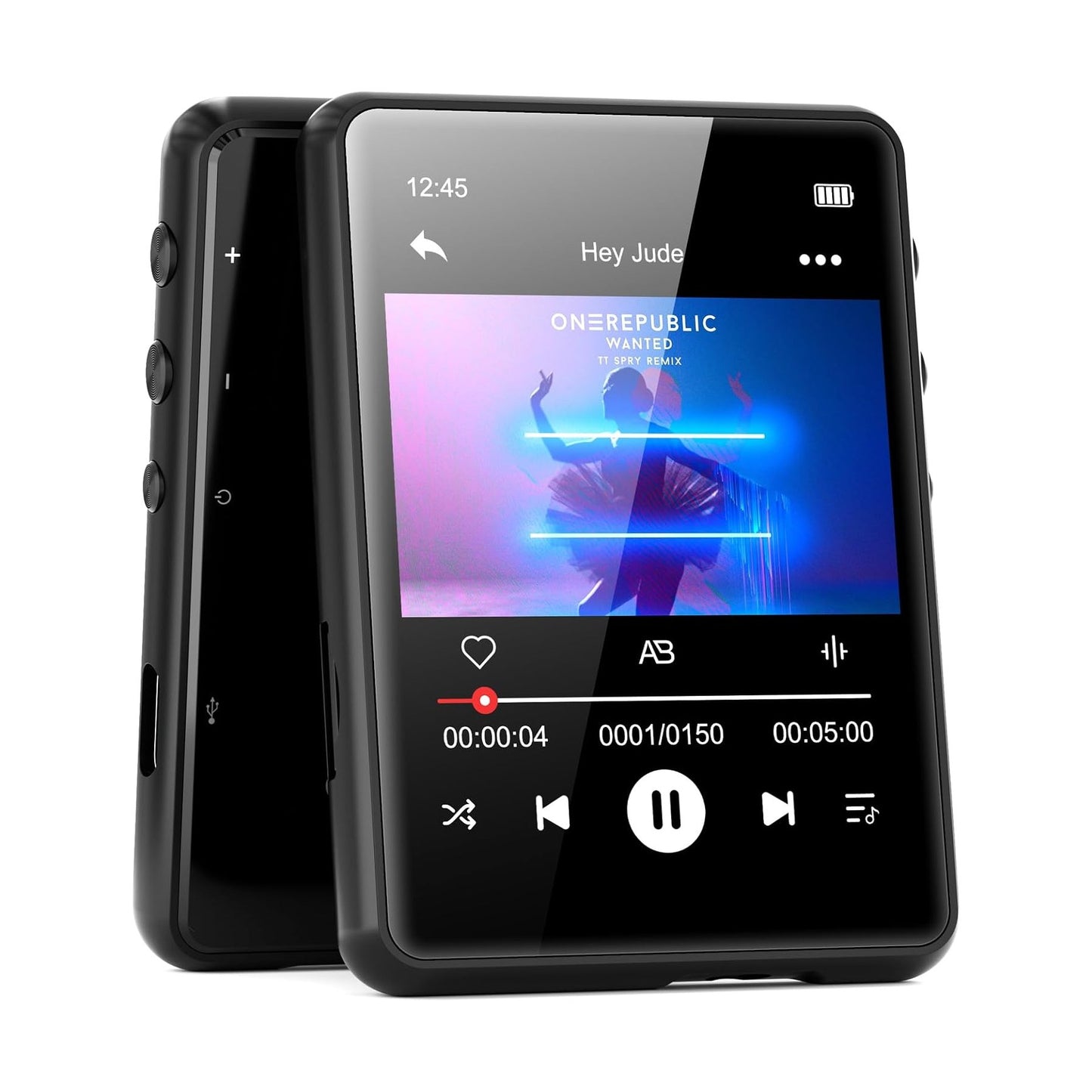 MECHEN 64GB Bluetooth MP3 Player (Black)