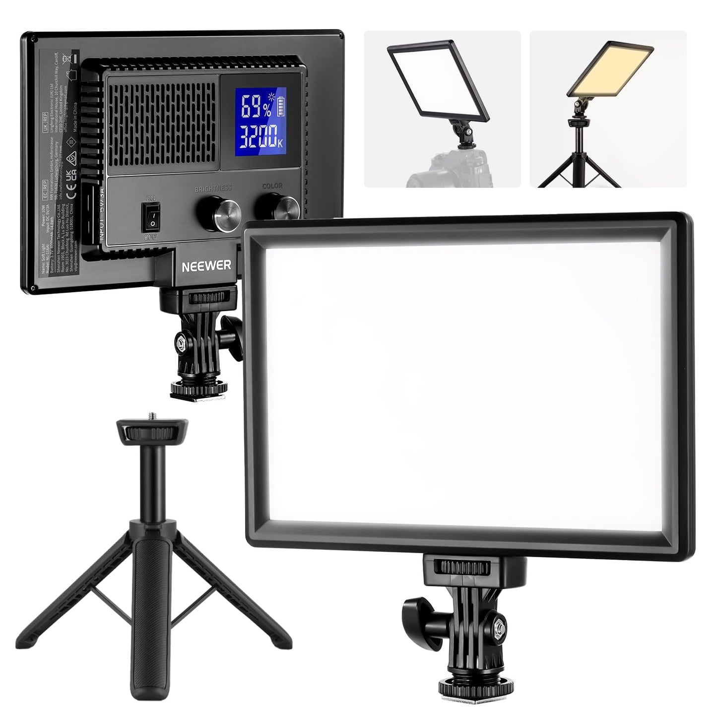 NEEWER NL-116AI 9" LED Video Light Panel