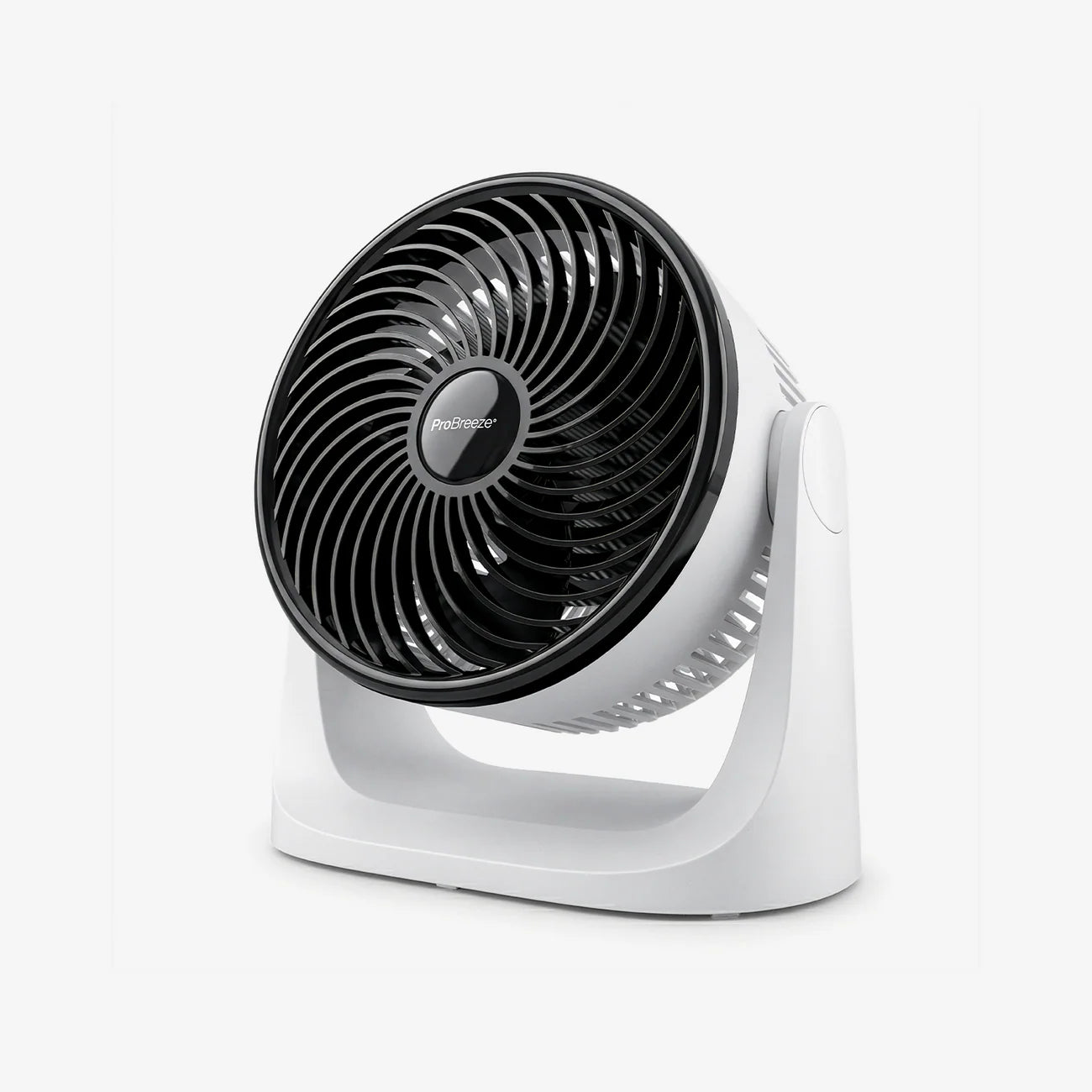 Pro Breeze AirFlo™ Mini 11” Turbo Fan - Ultra-Quiet Air Circulator - White/Black