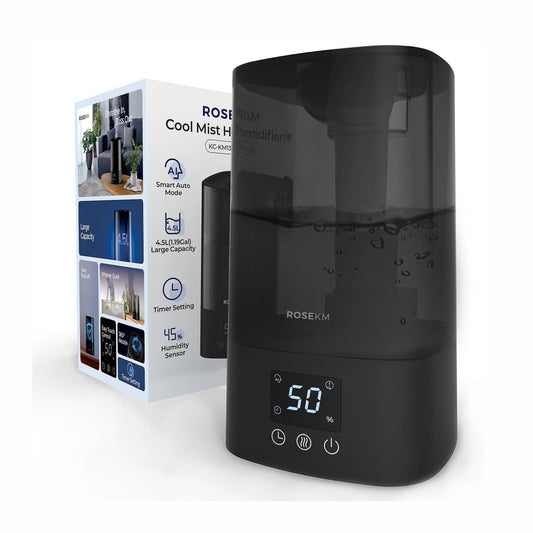 ROSEKM 4L Bedroom Humidifier (Black)