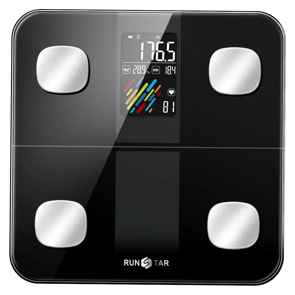 RunStar 4E SmartView Smart Scales (Black)