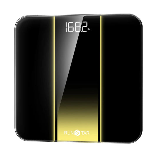 RunStar D400 Digital Weight Scale (Black/Gold)