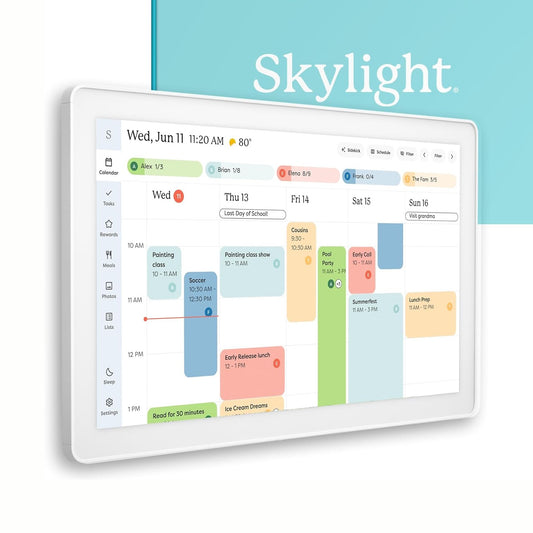 Skylight Calendar Max 27-Inch Smart Digital Calendar & Chore Chart