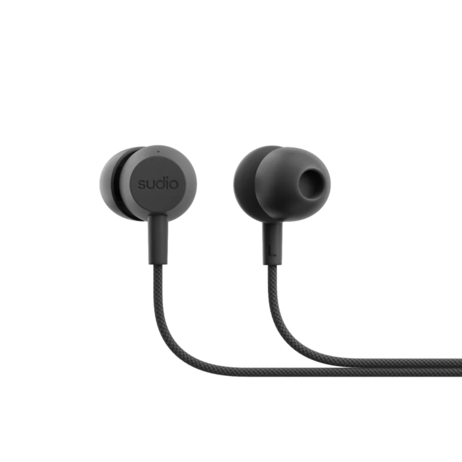 Sudio V3 Wired Earbuds (Dusty Black)