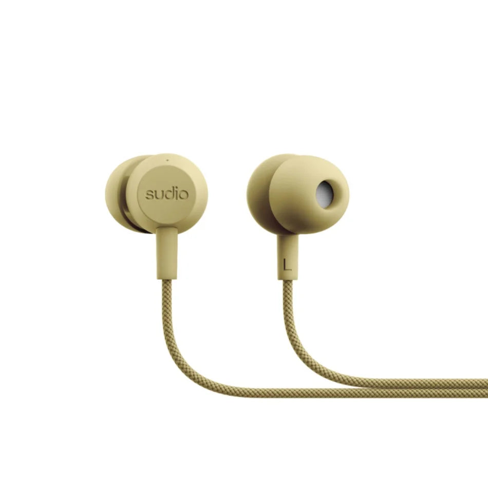 Sudio V3 Wired Earbuds (Melon Yellow)