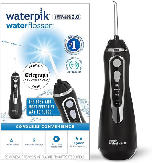 Waterpik Cordless Advanced Flosser (Black)