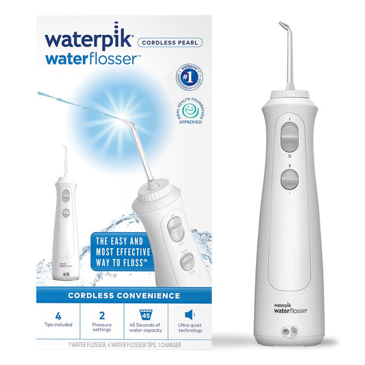 Waterpik Cordless Pearl Flosser (White)