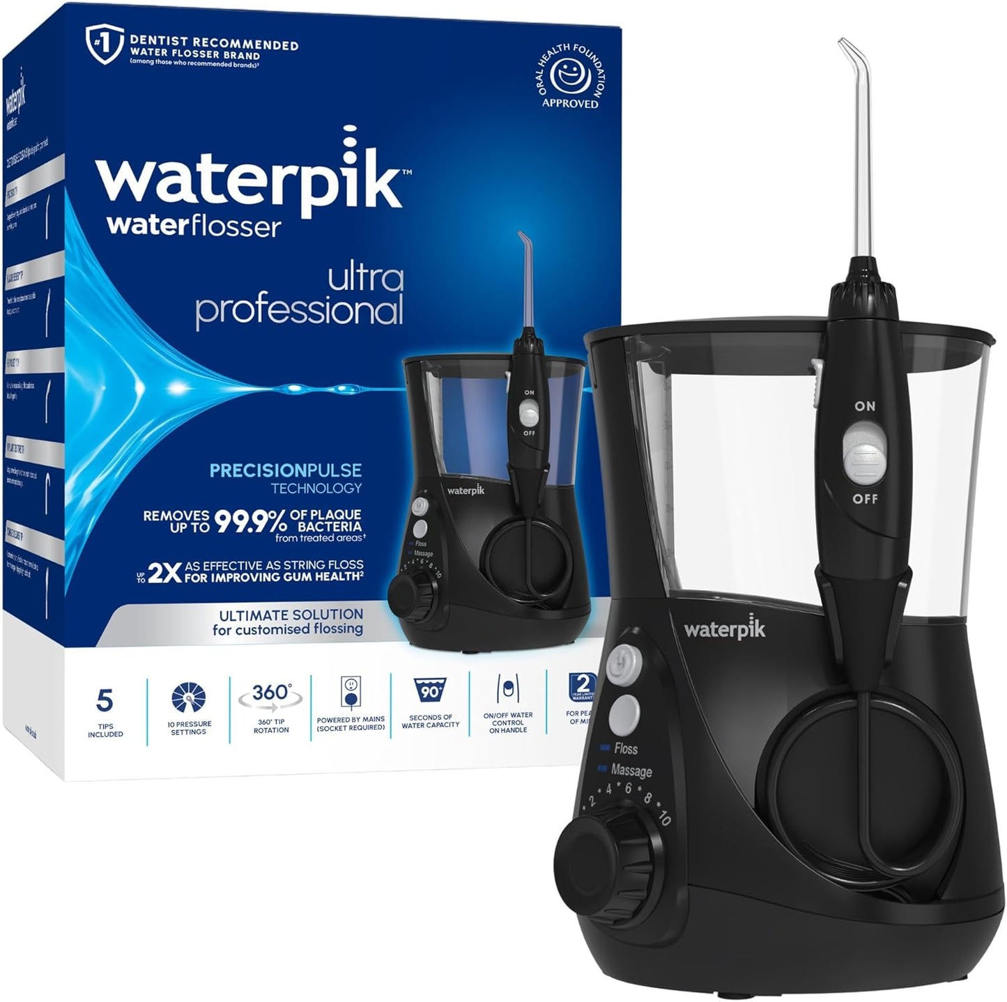 Waterpik Ultra Professional Flosser (Black)